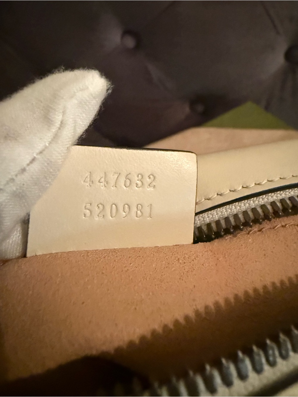 🔥Like New Gucci GG Shoulder Bag Gray Camera Marmont Chevron Quilted 🔥 - Picture 5 of 17